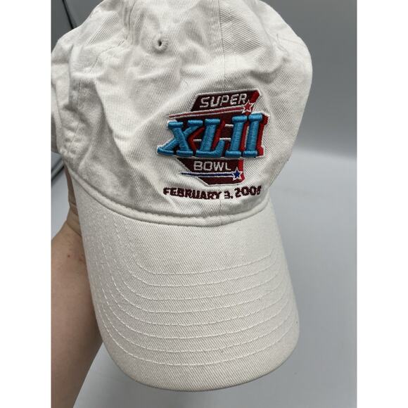 Super Bowl XLII Hat Strap Back New York Giants Arizona 2008 Adjustable Reebok - Picture 1 of 9